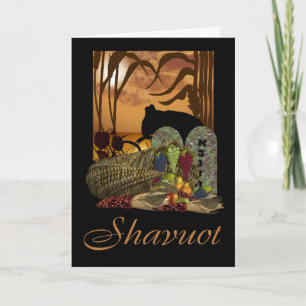 Shavuot hälsningkort kort