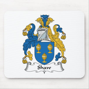 Shaw familjvapensköld musmatta