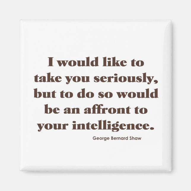 Shaw on Intelligence Magnet (Framsidan)