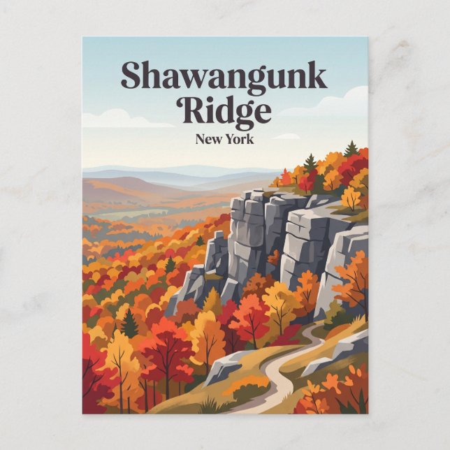 Shawangunk Ridge USA Vykort (Framsida)