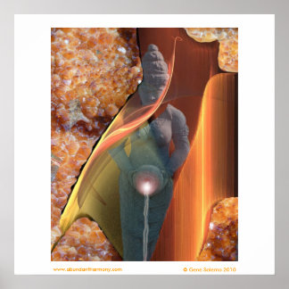 Shawarie Goddess av Crystal Light Poster