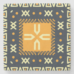 Shawl Design: Indiskt batik Square. Stenunderlägg