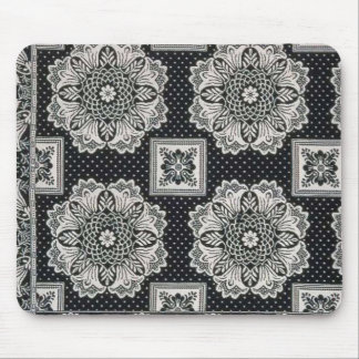 Shawl Flower Print Mousepad Musmatta