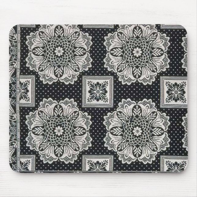 Shawl Flower Print Mousepad Musmatta (Framsidan)