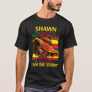 SHAWN First Namn Family Surname Black History Mont T Shirt
