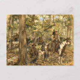 Shawnee-krigare. Vykort