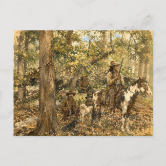 Shawnee-krigare. Vykort
