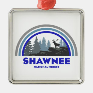 Shawnee National Forest Rainbow Hjort Julgransprydnad Metall