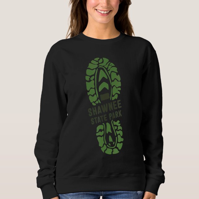 Shawnee State Park Pennsylvania Pa Hiking Boot T Shirt (Framsida)