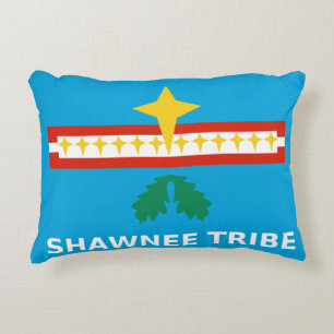 Shawnee Tribe Flagga Prydnadskudde
