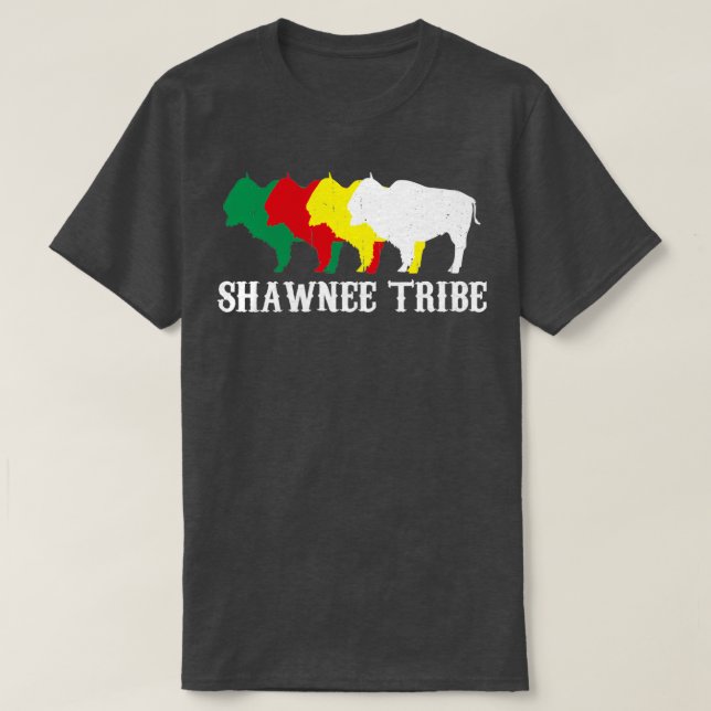 Shawnee Tribe Native Indian T Shirt (Design framsida)