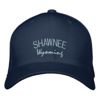 Shawnee Wyoming Embroized Hat
