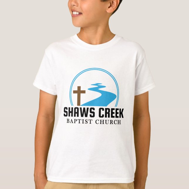 Shaw's Creek Kids T Shirt (Framsida)
