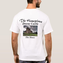 Shaws skotska Doune Castle Ancient Family Tee Shirt