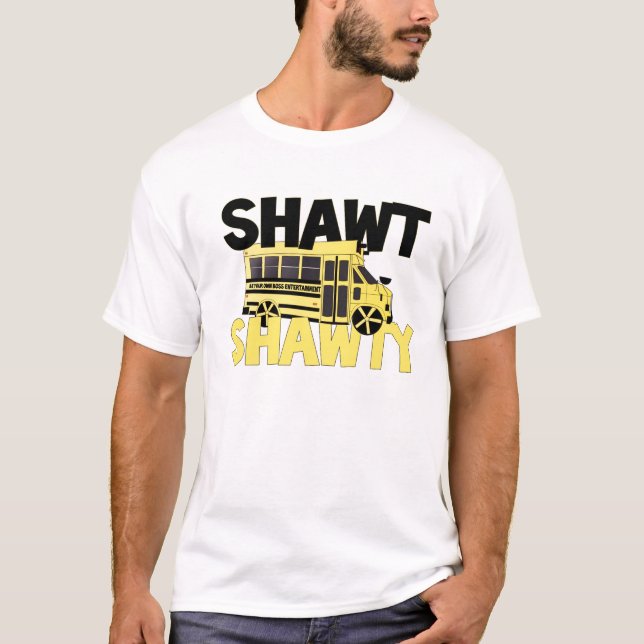 ShawtBusShawty grafisk T-tröja Tee Shirt (Framsida)