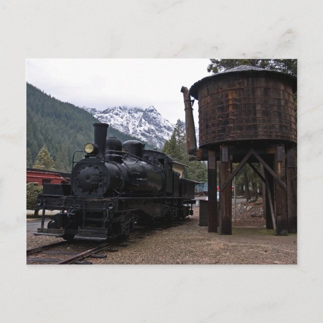 Shay Locomotive och Torn Vykort (Framsida)