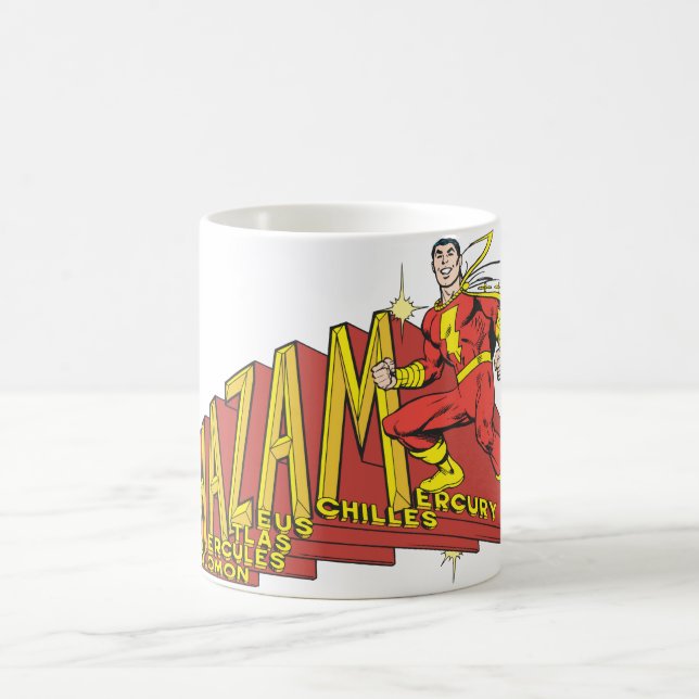 Shazam Acronym Kaffemugg (Center)
