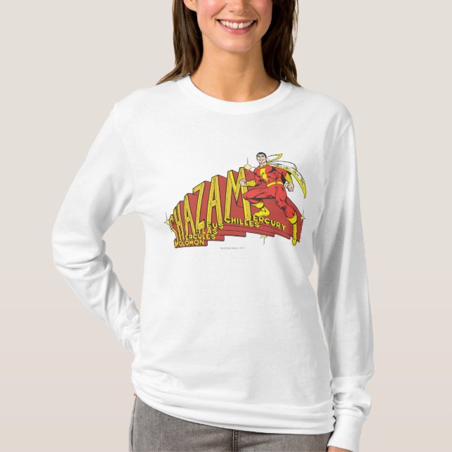 Shazam Acronym T-shirt (Framsida)