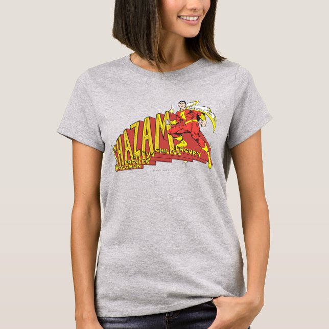 Shazam Acronym Tee (Framsida)