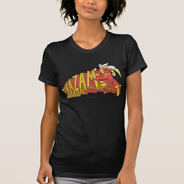 Shazam Acronym Tee Shirt (Framsida)
