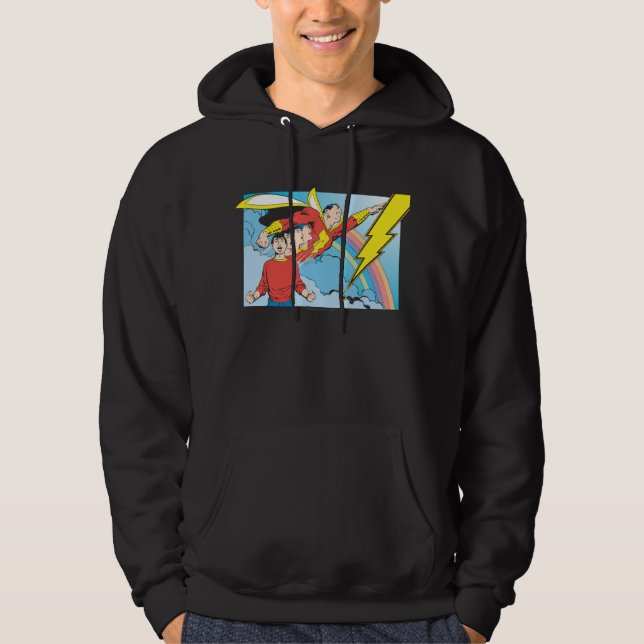 SHAZAM/Billy Batson Sweatshirt Med Luva (Framsida)