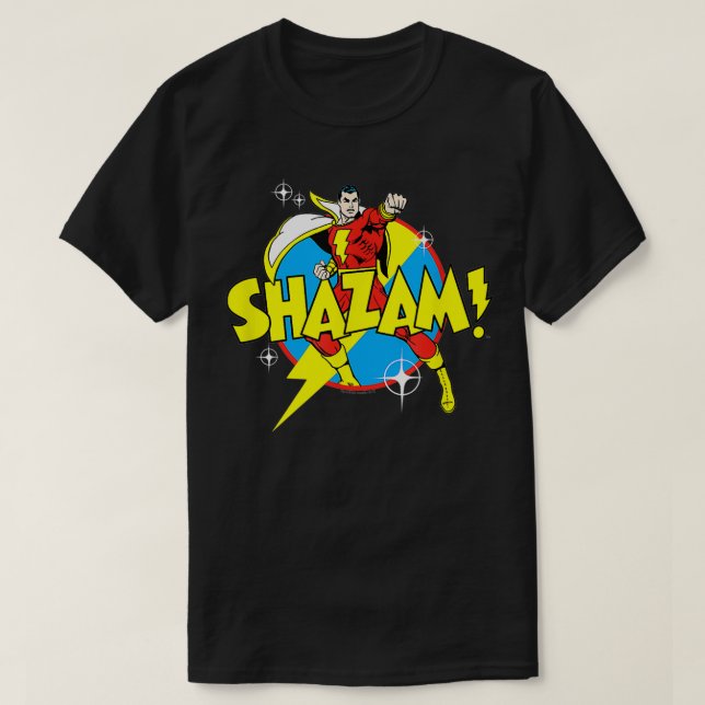 Shazam Bolt T Shirt (Design framsida)