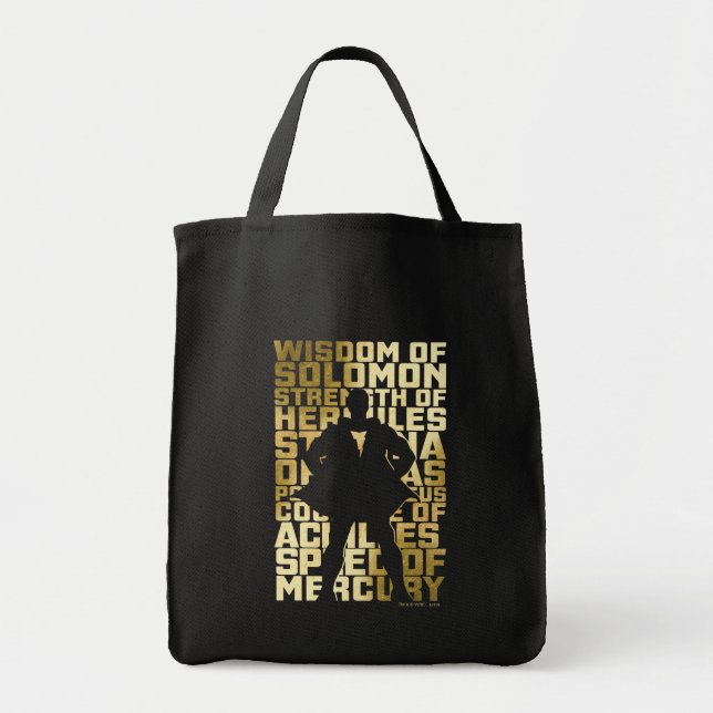 SHAZAM! | Byrka gyllene typografi Tygkasse (Framsidan)