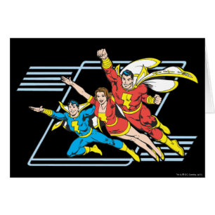 SHAZAM-familjen Hälsningskort