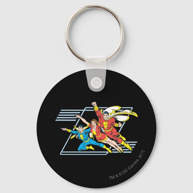 SHAZAM-familjen Nyckelring (Framsida)