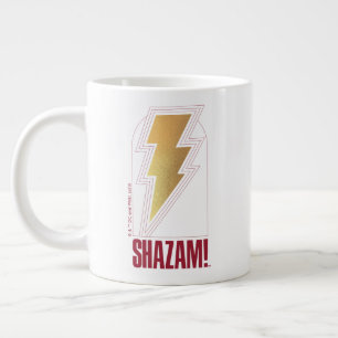 SHAZAM! Fury of the Gods Blixt Bolt Badge Jumbo Mugg