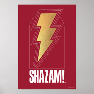 SHAZAM! Fury of the Gods Blixt Bolt Badge Poster
