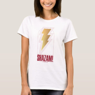 SHAZAM! Fury of the Gods   Blixt Bolt Badge T Shirt