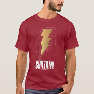 SHAZAM! Fury of the Gods   Blixt Bolt Badge T Shirt