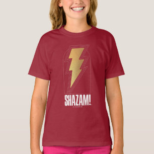 SHAZAM! Fury of the Gods Blixt Bolt Badge T Shirt