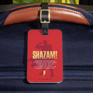 SHAZAM! Fury of the Gods Flexing Silhouette Bagagebricka