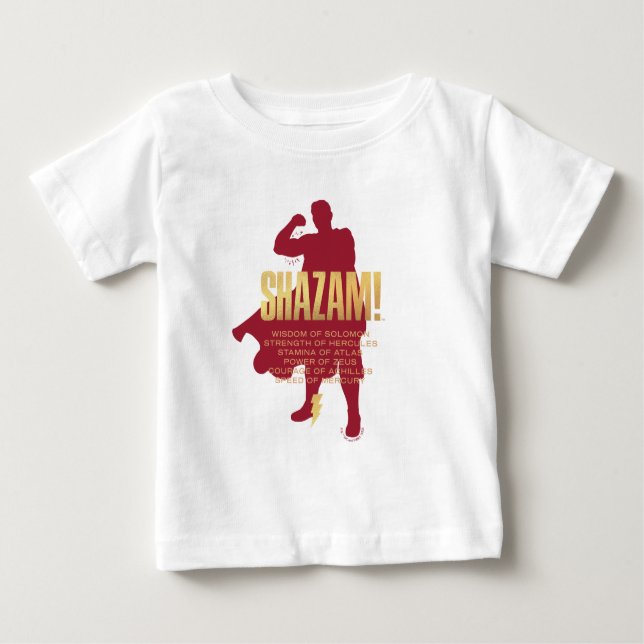 SHAZAM! Fury of the Gods | Flexing Silhouette T Shirt (Framsida)