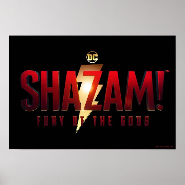 SHAZAM! Fury of the Gods | Fury of the Gods Logo Poster (Framsidan)