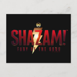 SHAZAM! Fury of the Gods   Fury of the Gods-logoty Vykort