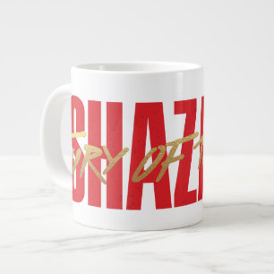 SHAZAM! Fury of the Gods Logotyp för gyllene mar Jumbo Mugg