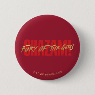 SHAZAM! Fury of the Gods Logotyp för gyllene mar Knapp