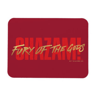 SHAZAM! Fury of the Gods Logotyp för gyllene mar Magnet