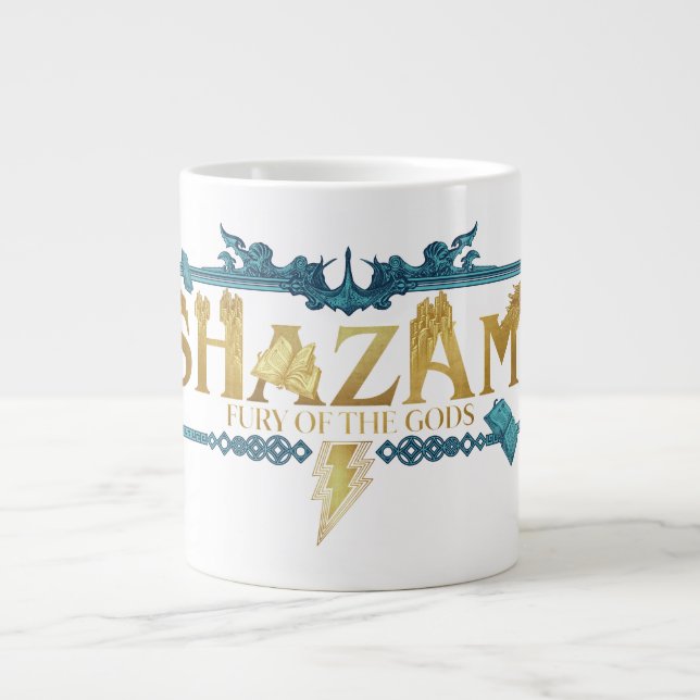 SHAZAM! Fury of the Gods | Mytisk Logotyp Jumbo Mugg (Framsidan)