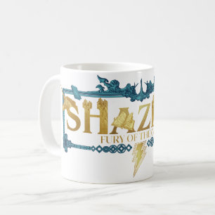 SHAZAM! Fury of the Gods Mytisk Logotyp Kaffemugg