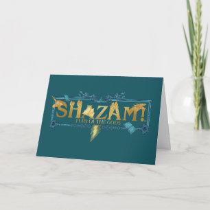 SHAZAM! Fury of the Gods   Mytisk Logotyp Kort