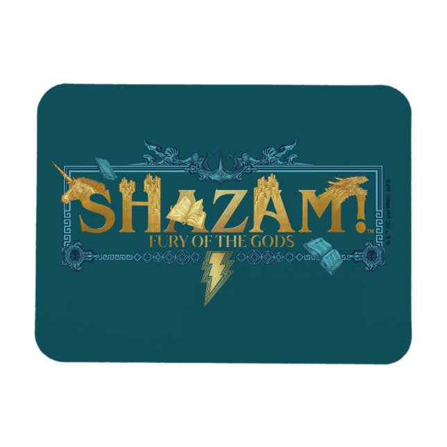 SHAZAM! Fury of the Gods | Mytisk Logotyp Magnet (Horisontell)