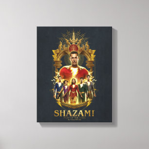 SHAZAM! Fury of the Gods Ornate SHAZAMily Ram Canvastryck