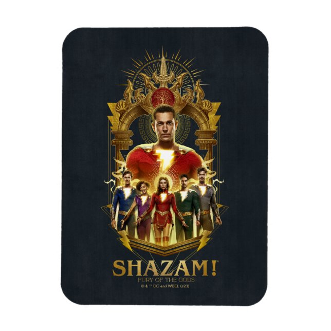 SHAZAM! Fury of the Gods | Ornate SHAZAMily Ram Magnet (Vertikal)