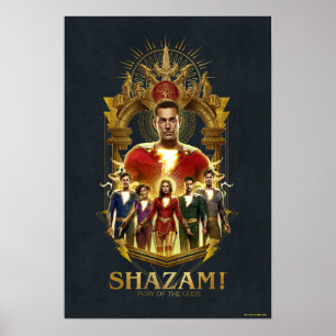 SHAZAM! Fury of the Gods   Ornate SHAZAMily Ram Poster