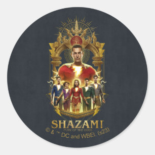 SHAZAM! Fury of the Gods   Ornate SHAZAMily Ram Runt Klistermärke