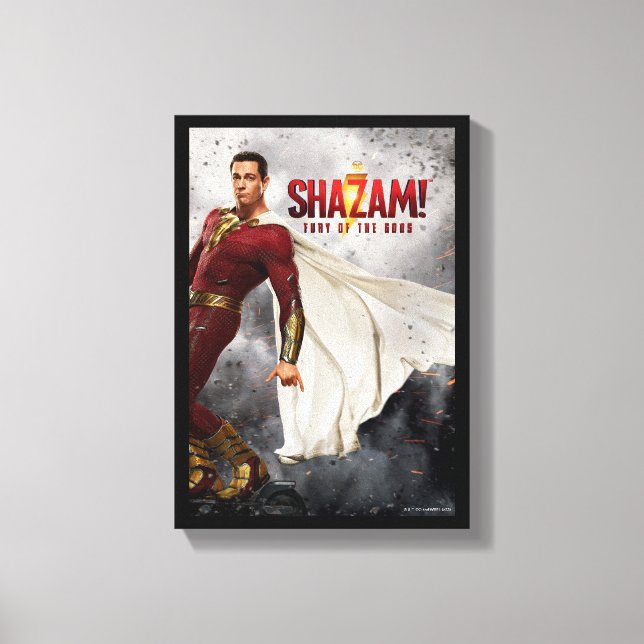 SHAZAM! Fury of the Gods | Poster hänglåsning av f Canvastryck (Framsida)
